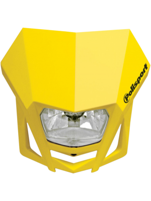 Универсална маска с фар Polisport LMX 12V/35W - Yellow